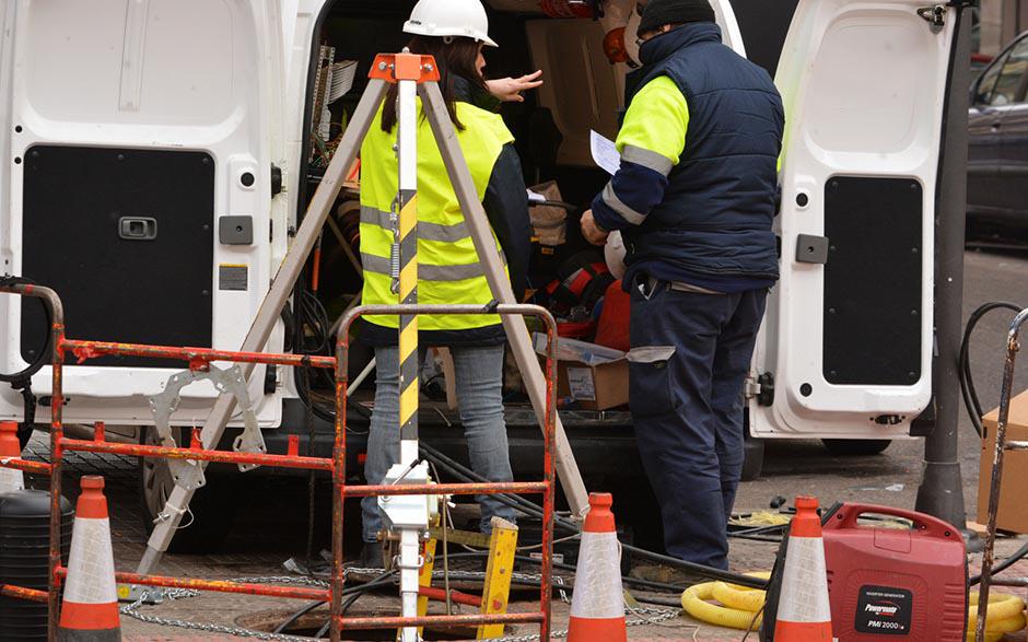 camion cureur Colombes